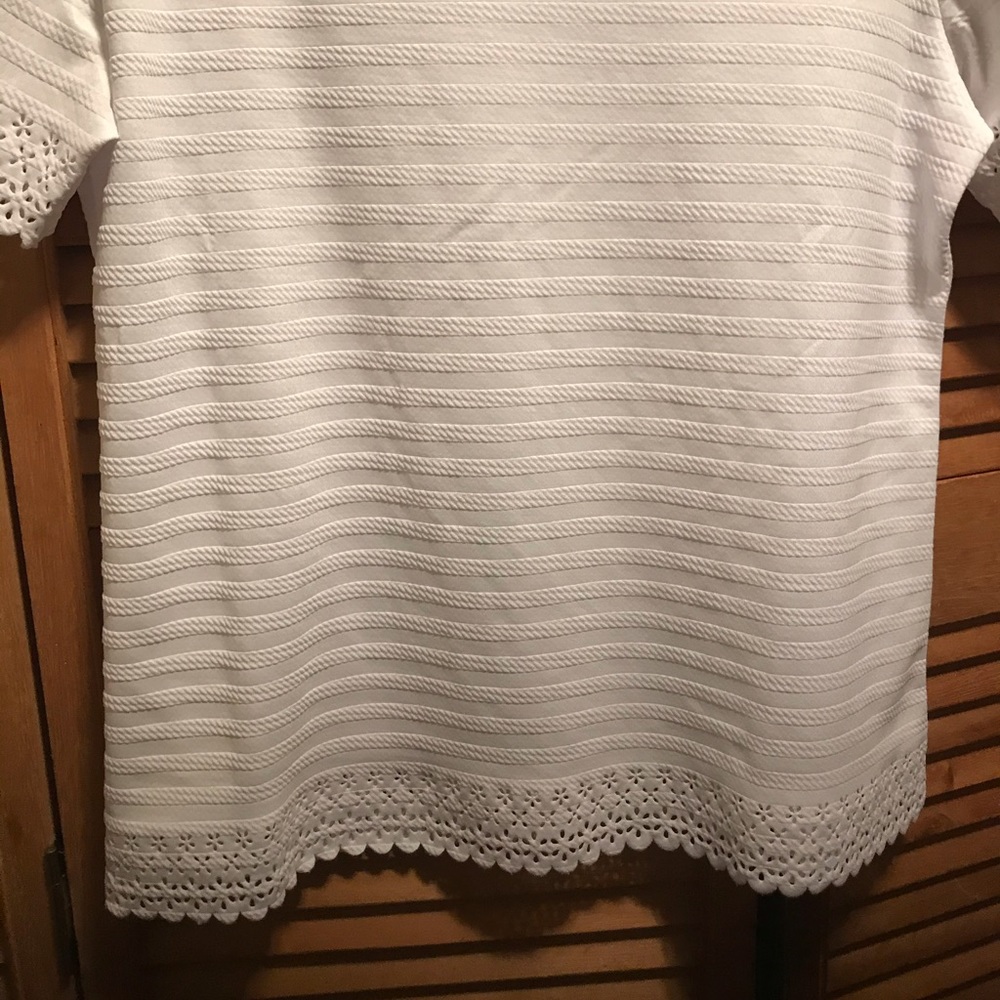 Chances R. White with Raised Stripes - Picture 7 of 8